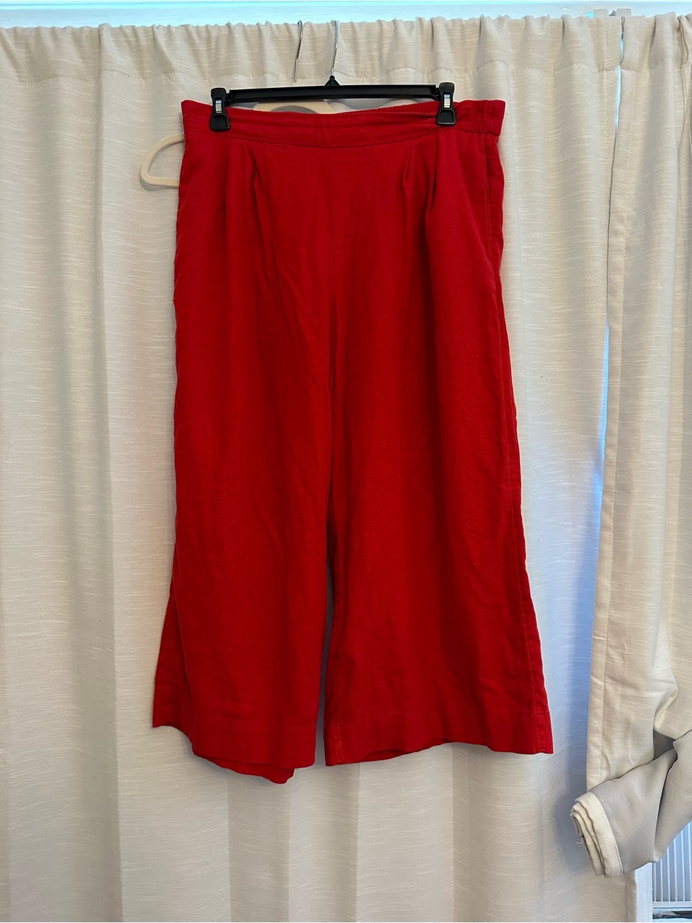 a new day Bright Red Wide Leg Pull-On Pants - Picture 2 of 6